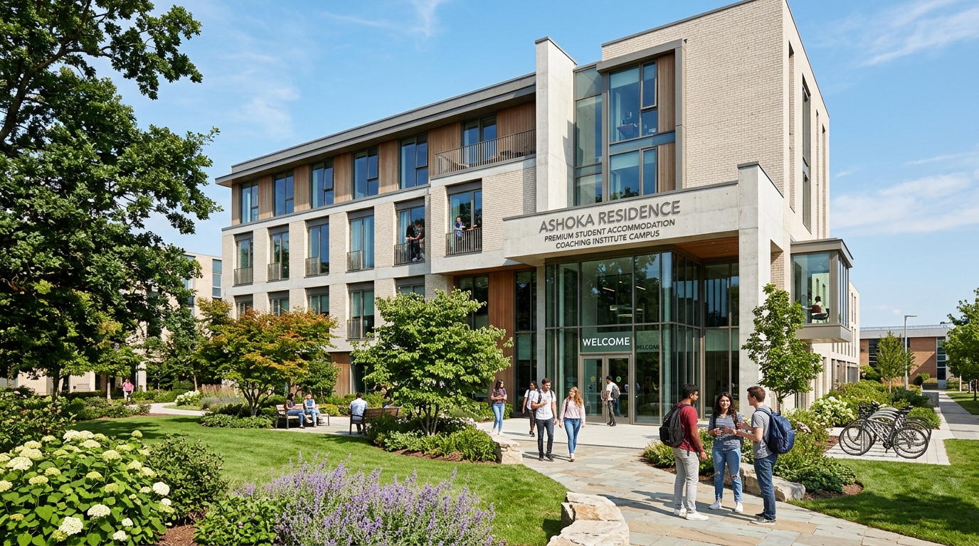 Modern Boys Hostel Facility Building and Campus
